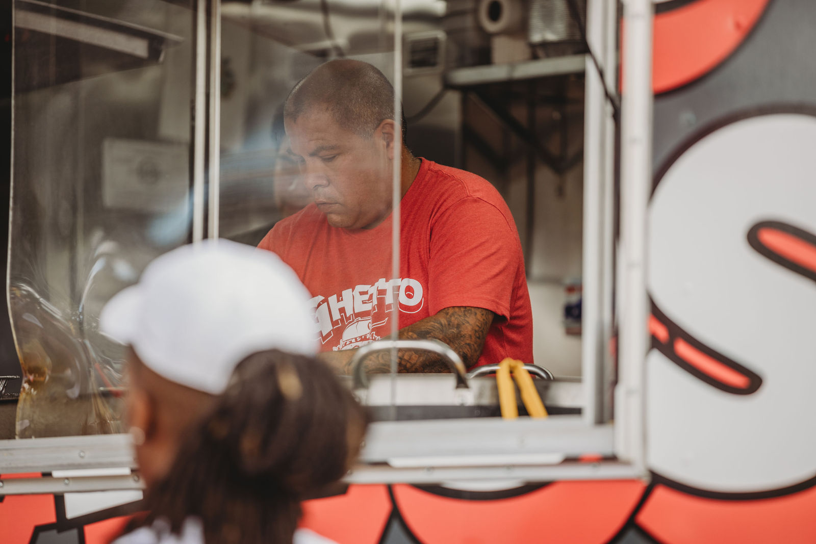 Ghetto Tacos food truck at an event